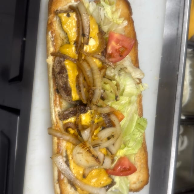 Cheeseburger Sub.